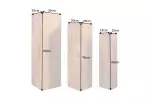 3SET odkládací stolek MAKASSAR 80 CM masiv sheesham