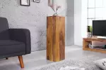 3SET odkládací stolek MAKASSAR 80 CM masiv sheesham