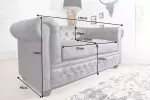 Sedací sestava CHESTERFIELD GREY 3+2+1