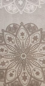 Bavlněné povlečení Mandala hnědá 140x200, 70x90cm