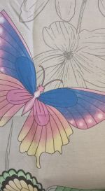 Bavlněné povlečení Multi butterfly 140x200, 70x90cm