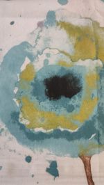 Bavlněné povlečení Paví oko modré 140x200, 70x90cm