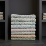 Dětský ručník Káro 40x60 cm dvoubarevný Barva: bílá-růžová (35)