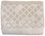Dětský ručník Top káro 40x60 cm dvoubarevný Barva: bílá-světle šedá (33)