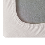 Prostěradlo Froté Lux 180x200 cm bílá