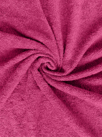 Prostěradlo Froté Top 180x200 cm purpurová