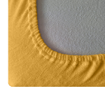 Prostěradlo Froté Lux 220x200 cm žlutá