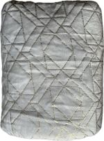 Mikroplyš deka 150x200 cm bílá a zlatá