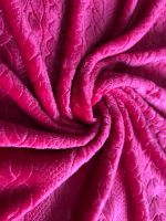 Mikroplyš deka 150x200 cm sytě růžová