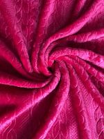 Mikroplyš deka 150x200 cm sytě růžová