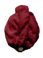 Rychleschnoucí froté turban na vlasy, vínový