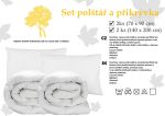 Set Peach - 2x polštář+2x přikrývka