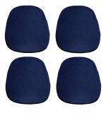 Sada podsedáků Klasik 36x38 cm, 4dílná, Jersey, tmavě modrá