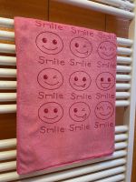 Rychleschnoucí osuška Smile 70x140 cm růžová