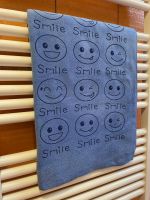 Rychleschnoucí osuška Smile 70x140 cm modrá