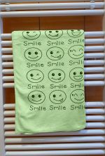 Rychleschnoucí osuška Smile 70x140 cm zelená