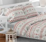 Vánoční bavlněné povlečení Červená zima 140x200, 70x90 cm Vánoční bavlněné povlečení Červená zima 140x200, 70x90 cm