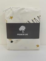 Vánoční bavlněné povlečení Stromky zlaté 140x200, 70x90 cm Vánoční bavlněné povlečení Stromky zlaté 140x200, 70x90 cm