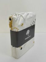 Vánoční bavlněné povlečení Stromky zlaté 140x200, 70x90 cm Vánoční bavlněné povlečení Stromky zlaté 140x200, 70x90 cm