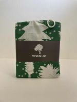 Vánoční bavlněné povlečení Stromky zelené 140x200, 70x90 cm