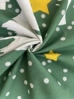 Vánoční bavlněné povlečení Stromky zelené 140x200, 70x90 cm