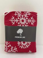 Vánoční bavlněné povlečení Vločky červené 140x200, 70x90 cm Vánoční bavlněné povlečení Vločky červené 140x200, 70x90 cm