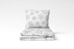 Vánoční bavlněné povlečení Sněhové vločky 140x200, 70x90 cm Vánoční bavlněné povlečení Sněhové vločky 140x200, 70x90 cm