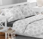 Vánoční bavlněné povlečení Sněhové vločky 140x200, 70x90 cm Vánoční bavlněné povlečení Sněhové vločky 140x200, 70x90 cm