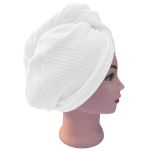 Turban na vlasy vafle, bílý Turban na vlasy vafle, bílý