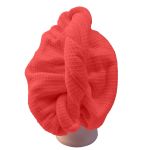 Turban na vlasy vafle, červený