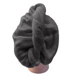 Turban na vlasy vafle, tmavě šedý Turban na vlasy vafle, tmavě šedý