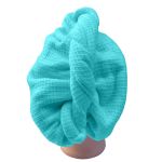 Turban na vlasy vafle, tyrkysový Turban na vlasy vafle, tyrkysový
