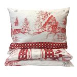 Vánoční povlečení Sváteční mix 140x200, 70x90 cm