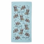 Osuška froté Medvídek 70x140 cm modrá