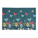 Povlak na polštář Efira tyrkysová 70x90 cm, knoflíky