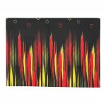 Povlak na polštář Luka černá 70x90 cm, knoflíky