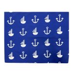 Povlak na polštář Modrá kotva 70x90 cm, knoflíky