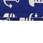 Povlak na polštář Modrá kotva 70x90 cm, knoflíky