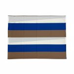 Povlak na polštář Pruhy modré 70x90 cm, knoflíky