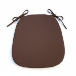 Sada podsedáků Komfort 36x37 cm, 4dílná, Jersey, tmavě hnědá Sada podsedáků Komfort 36x37 cm, 4dílná, Jersey, tmavě hnědá