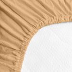 Prostěradlo Jersey 90x200 cm béžová - zvýhodněný produkt