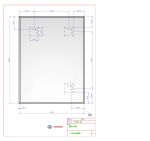 Zrcadlo CRYSTAL 60x80 CM s fazetou