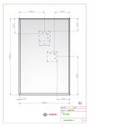 Zrcadlo CRYSTAL 40x60 CM s fazetou