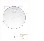 Kulaté zrcadlo PURE RONDE 60 CM o síle 4mm s leštěnou hranou - včetně závěsů