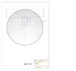 Kulaté zrcadlo PURE RONDE 50 CM o síle 4mm s leštěnou hranou - včetně závěsů