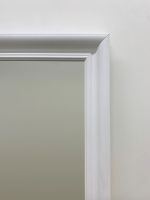 Zrcadlo MAJA 40x160 CM v bílém lesklém rámu