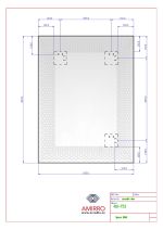 Zrcadlo SPACE 60x80 CM s potiskem motivu