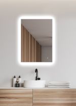 Zrcadlo AMBIENTE 50x70 CM s LED podsvícením a dotykovým senzorem