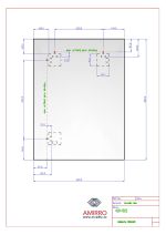 Zrcadlo AMBIENTE 60x80 CM s LED podsvícením