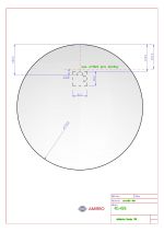 Zrcadlo AMBIENTE Ø 70 CM s LED osvětlením